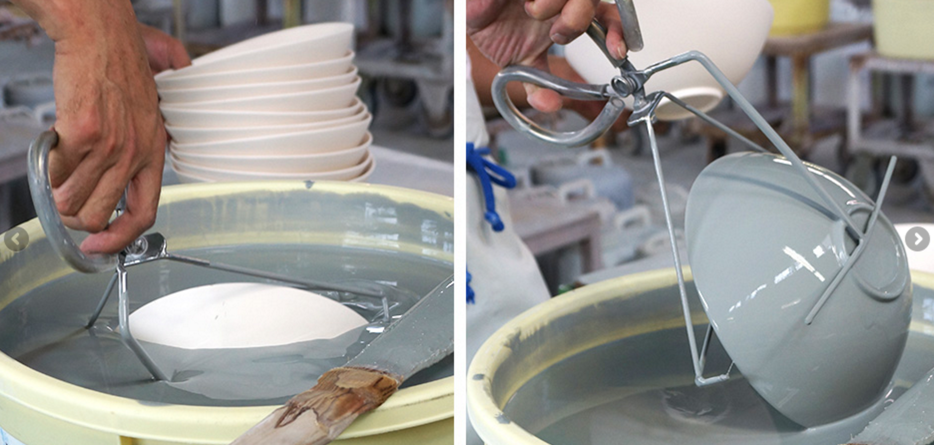 Applying glaze 2